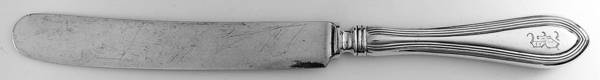 Lexington (Silverplate, 19o9) Monogramed Old French Hollow Knife