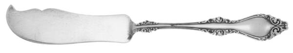 Lorraine (Sterling, 1904, No Monograms) Flat Handle Master Butter Knife