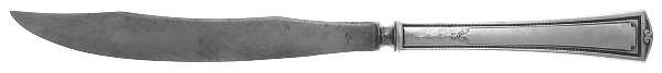 Luxor (Silverplate, 1924, No Monograms) Large Stainless Blade Roast Carving Knife