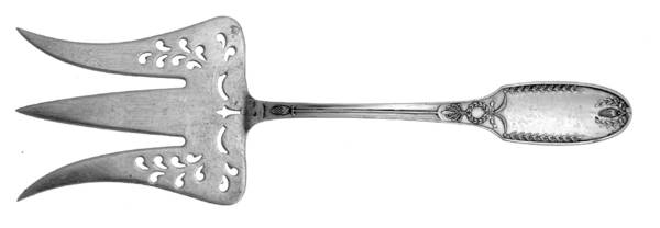 Marie Antoinette (Sterling, 1890-1910) Solid Toast Serving Fork