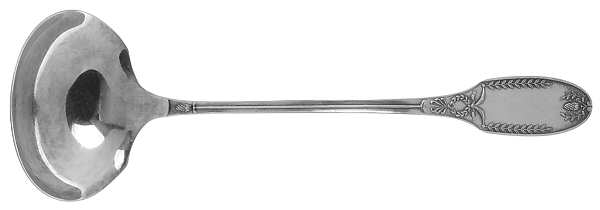 Marie Antoinette (Sterling, 1890-1910) Solid Piece Cream Ladle