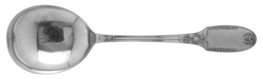 Marie Antoinette (Sterling, 1890-1910) Round Bowl Soup Spoon (Gumbo)