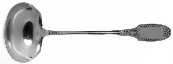 Marie Antoinette (Sterling, 1890-1910) Oyster Ladle Solid Piece