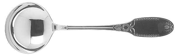Marie Antoinette (Sterling, 1890-1910) Round Bowl Soup Spoon (Bouillon)