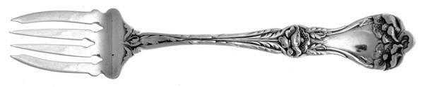 Majestic (Sterling, 1900, No Monograms) Pastry Fork