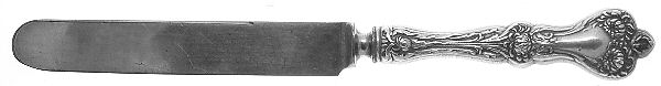Majestic (Sterling, 1900, No Monograms) Old French Hollow Knife with Bolster