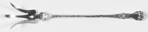 Majestic (Sterling, 1900, No Monograms) Large Lettuce Serving Fork