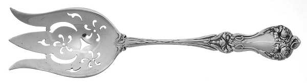 Majestic (Sterling, 1900, No Monograms) Oversize Solid Salad Servng Fork