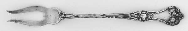 Majestic (Sterling, 1900, No Monograms) Olive Fork