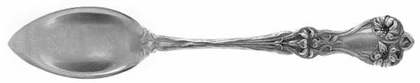 Majestic (Sterling, 1900, No Monograms) Fruit/Orange Spoon by Alvin