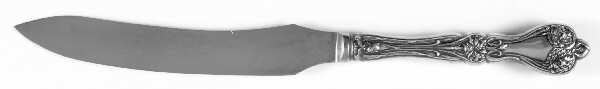 Majestic (Sterling, 1900, No Monograms) Large Stainless Blade Roast Carving Knife