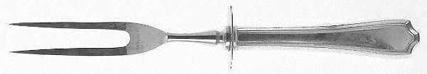Maryland (Sterling, 1910) Small Steak Carving Fork with Stainless Prongs