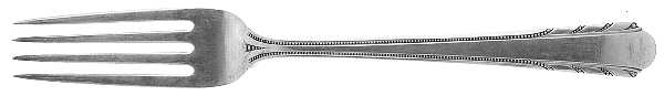 Maytime (Sterling, 1933-1936, No Monograms) Fork