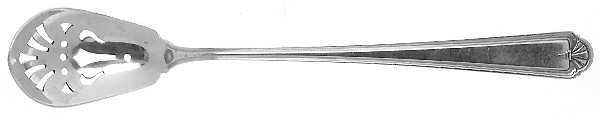 Modern Colonial (Sterling, 1928) Pierced Bowl Short Handle Olive Spoon