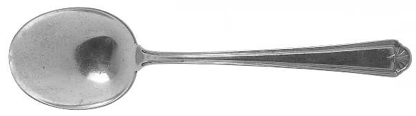 Modern Colonial (Sterling, 1928) Round Bowl Soup Spoon (Cream Soup)