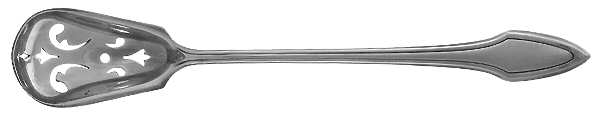Molly Stark (Silverplate, 1916) Pierced Bowl Short Handle Olive Spoon