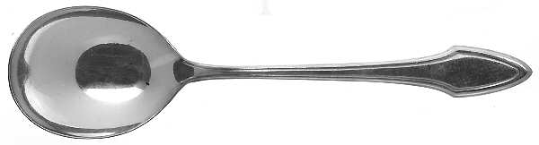 Molly Stark (Silverplate, 1916) Round Bowl Soup Spoon (Gumbo)