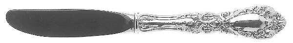 Prince Eugene (Sterling, 1950) Modern Hollow Butter Spreader (Stainless)