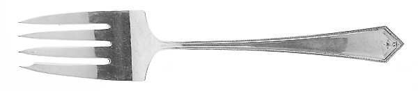 Richmond (Sterling, 1929) Small Solid Cold Meat Serving Fork