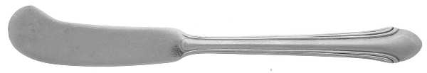 Romantique (Sterling, 1933, No Monograms) Flat Handle Butter Spreader