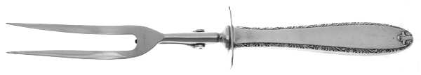 Southern Charm (Sterling, 1947) Lg Carving/Roast Fork-Stn Prong w/Sterling Guard