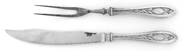 Victory (Silverplate, 1919) Small Stainless Blade 2-Piece Steak Carving Set