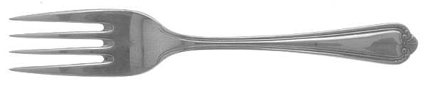 Jesmond (Silverplate) Individual Salad Fork