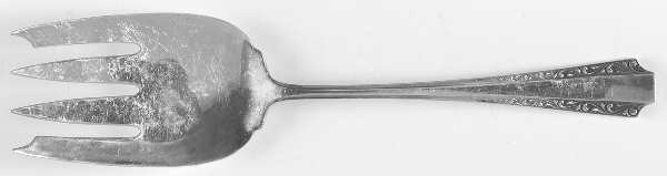 American Colonial (Sterling, 1949) Solid Salad Serving Fork