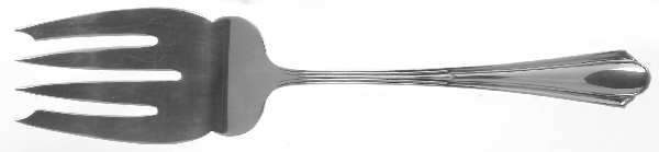 Duncan Phyfe (Sterling, 1935) Medium Solid Cold Meat Serving Fork