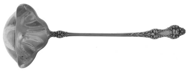 Orange Blossom Old(Sterling, No Monos, No Flr Bowl) Bouillon Ladle