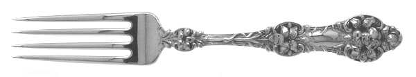 Orange Blossom Old(Sterling, No Monos, No Flr Bowl) Fork