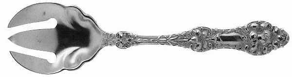Orange Blossom Old(Sterling, No Monos, No Flr Bowl) Ice Cream Fork