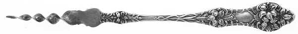 Orange Blossom Old(Sterling, No Monos, No Flr Bowl) One Tine Butter Pick