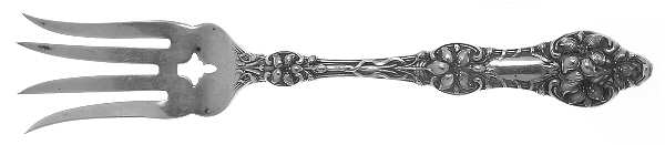 Orange Blossom Old(Sterling, No Monos, No Flr Bowl) Small Chipped Beef Fork