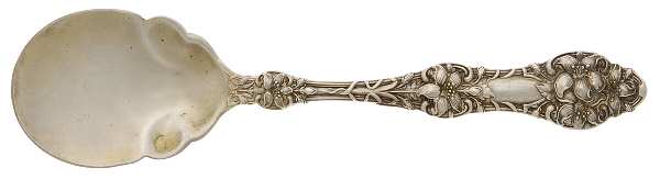 Orange Blossom Old(Sterling, No Monos, No Flr Bowl) Small Ice Cream Spoon