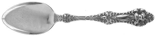 Orange Blossom Old(Sterling, No Monos, No Flr Bowl) Dessert/Oval Soup Spoon