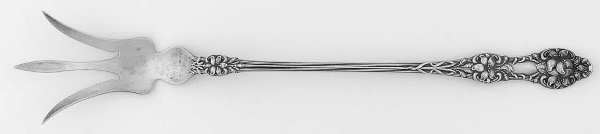 Orange Blossom Old(Sterling, No Monos, No Flr Bowl) Large Lettuce Serving Fork