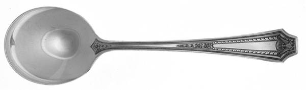 AJS1 (Silverplate) Round Bowl Soup Spoon (Gumbo)