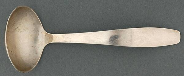 AAD1 (Sterling) Solid Gravy Ladle