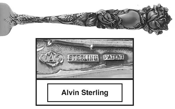 Bridal Rose (Sterling, Newer) by Alvin