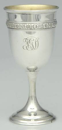 Bridal Bouquet (Sterling, Hollowware) Water Goblet