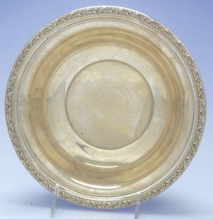 Chased Romantique (Sterling Holloware) Sterling Round Vegetable
