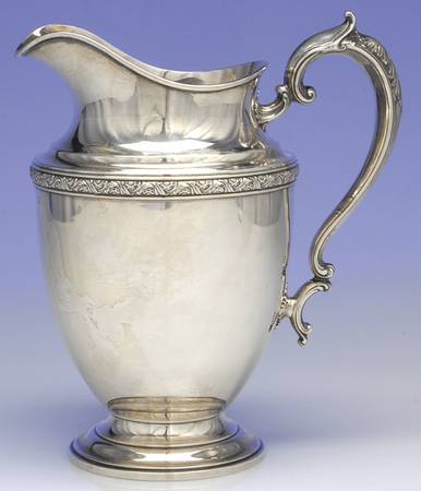 Chased Romantique (Sterling Holloware) Sterling Water Pitcher