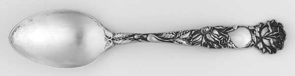 Bridal Rose (Sterling, 1903, Monograms) Teaspoon