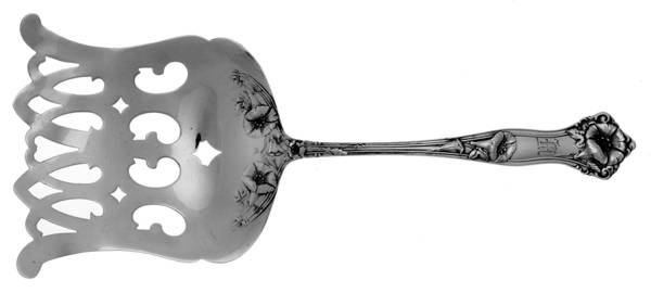 Morning Glory (Sterling, 1909, Monograms) Solid Asparagus Server