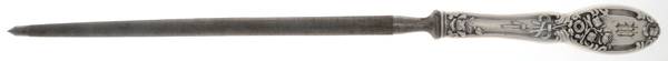 Brides Bouquet (Silverplate, 1908, Monograms) Small Steel Rod Sharpener Knife by Alvin