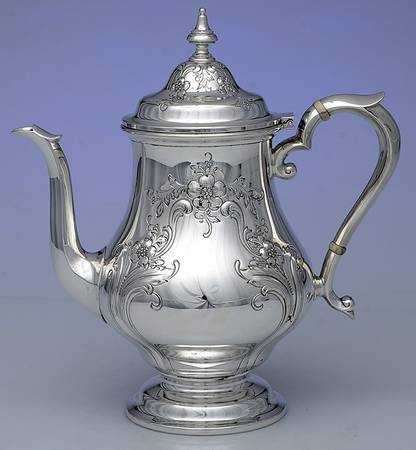 Chateau Rose (Sterling, 1940, Hollowware) Teapot