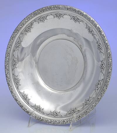 Chateau Rose (Sterling, 1940, Hollowware) 9" Sandwich Plate