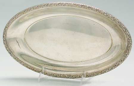 Chateau Rose (Sterling, 1940, Hollowware) 11" Bread Tray