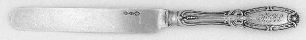 Jenny Lind (Coin) Hollow Handle Blunt Knife with Sterling Blade